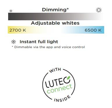 Lutec Tuda 3 Solar udendørs væglampe m/solceller og sensor Lutec Tuda 3 Solar udendørs væglampe m/solceller og sensor