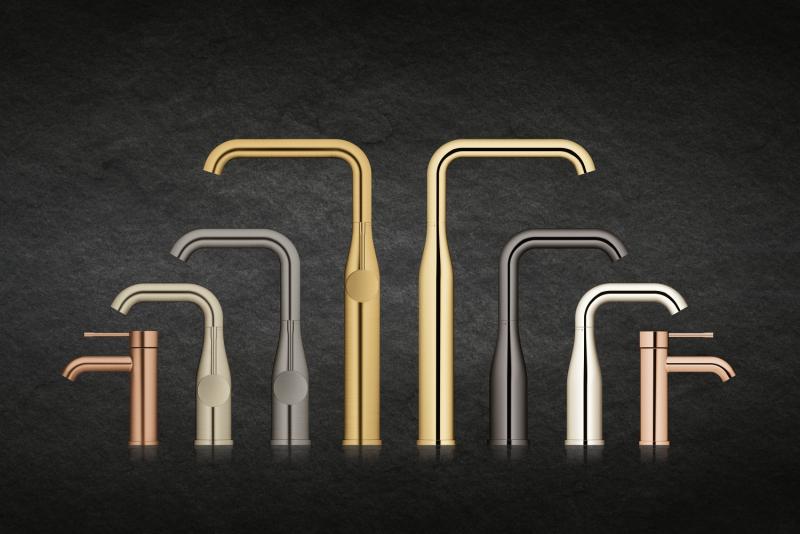 Grohe Essence New h&aring;ndvaskarmatur u/bundventil - Steel