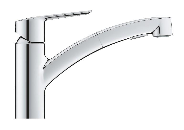 Grohe Start køkkenarmatur m/udtræksbruser - Krom Grohe Start køkkenarmatur m/udtræksbruser - Krom