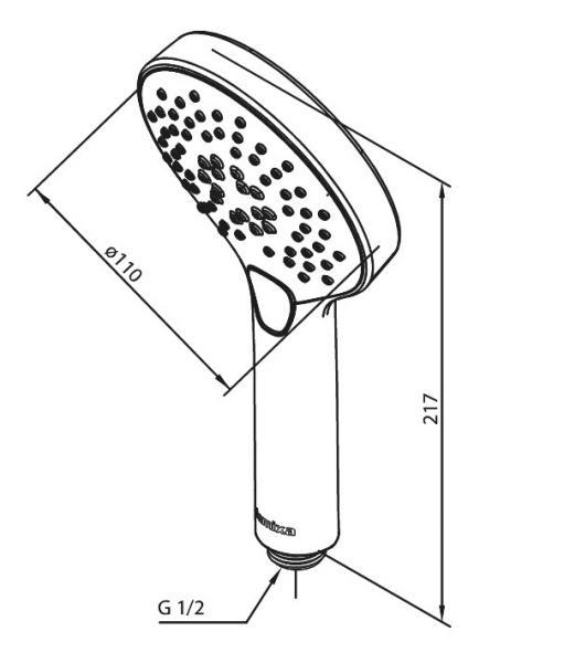 Damixa Silhouet komplet kararmatur - Poleret messing Damixa Silhouet komplet kararmatur - Poleret messing