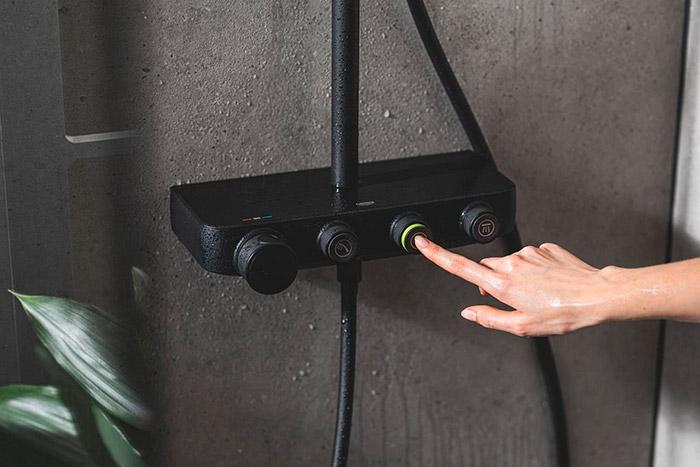 GROHE Euphoria SmartControl 310 Duo brusesystem - Mat sort GROHE Euphoria SmartControl 310 Duo brusesystem - Mat sort