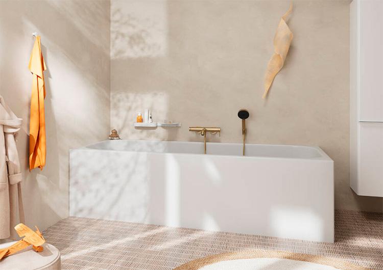 hansgrohe Tecturis komplet badekararmatur 3jet - Børstet bronze hansgrohe Tecturis komplet badekararmatur 3jet - Børstet bronze