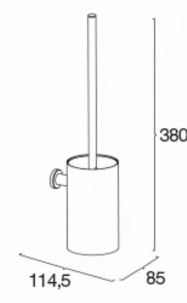 Pressalit tilbeh&oslash;rspakke til bad - B&oslash;rstet messing
