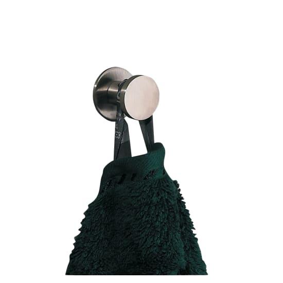 d line håndklædekrog med hoved - Børstet rustfrit stål d line håndklædekrog med hoved - Børstet rustfrit stål