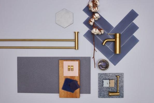 Damixa Silhouet reservepapirholder - B&oslash;rstet messing