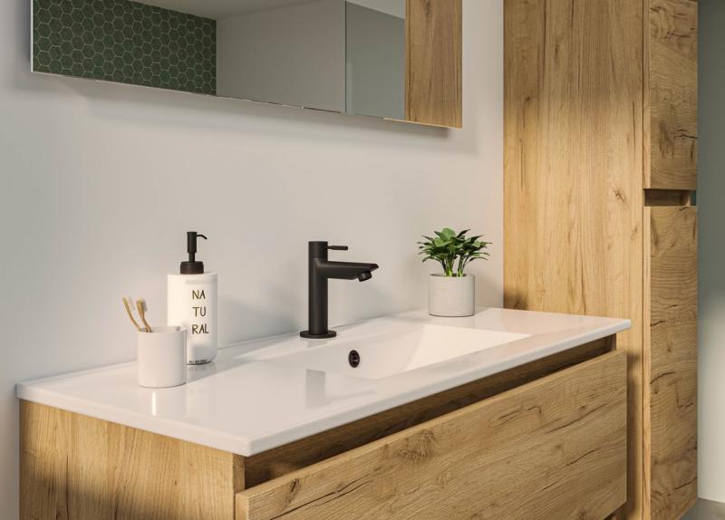 Sanibell Basicline mini møbelsæt 100 m/integrerede greb - Whiskey eg Sanibell Basicline mini møbelsæt 100 m/integrerede greb - Whiskey eg