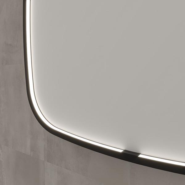 Sanibell Ink SP31 spejl m/lys, varme og sensor 40 x 40 cm - Gunmetal Sanibell Ink SP31 spejl m/lys, varme og sensor 40 x 40 cm - Gunmetal