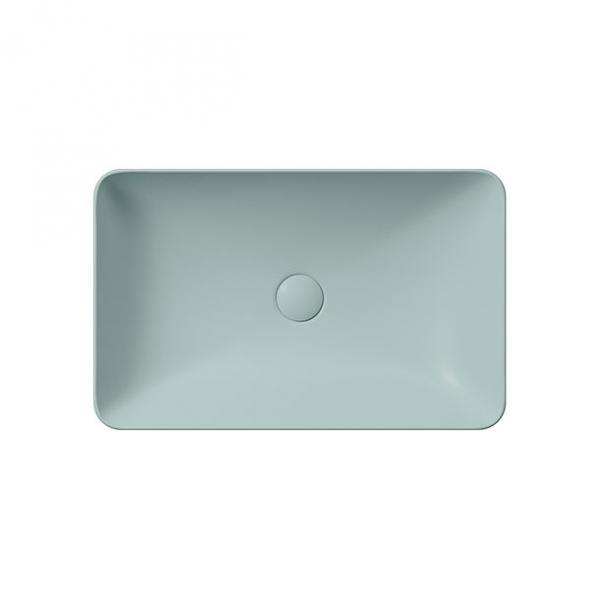 GSI Pura 60 fritstående bowlevask - Firkantet - Uden overløb - Ghiaccio GSI Pura 60 fritstående bowlevask - Firkantet - Uden overløb - Ghiaccio