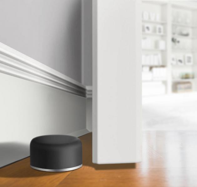 Beslagsboden d&oslash;rstopper til gulv - Gr&aring;