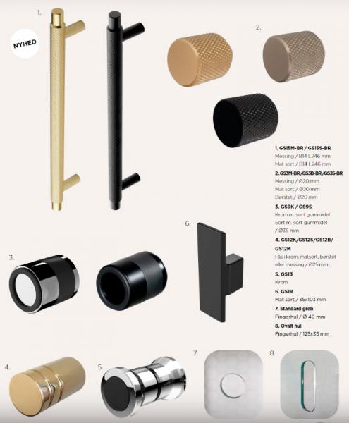 Str&oslash;mberg Lucca 135 fast v&aelig;g m/d&oslash;r - Skr&aelig;ddersyet