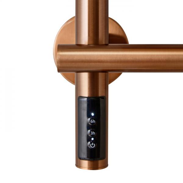 Cassøe Lazio håndklædetørrer til el - Børstet kobber Cassøe Lazio håndklædetørrer til el - Børstet kobber