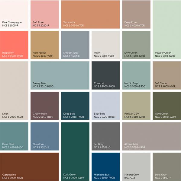 Dansani Luna Vintage 40 h&oslash;jskab A m/l&aring;ge og riller - H&oslash;jreh&aelig;ngslet - Valgfri farve