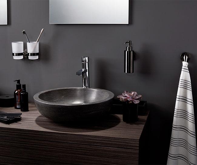 Kosmos s&aelig;bedispenser t/v&aelig;g - B&oslash;rstet gunmetal