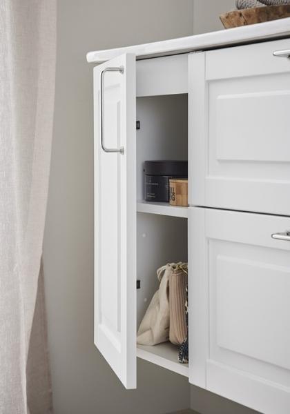 Hafa Grace 90 møbelsæt m/mat hvid bowlevask - Hvid mat rammefront Hafa Grace 90 møbelsæt m/mat hvid bowlevask - Hvid mat rammefront