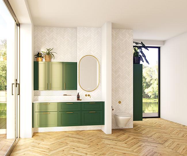 Dansani YOU Vask Minore specialm&aring;l B180-199 cm D45,5 hvid mat