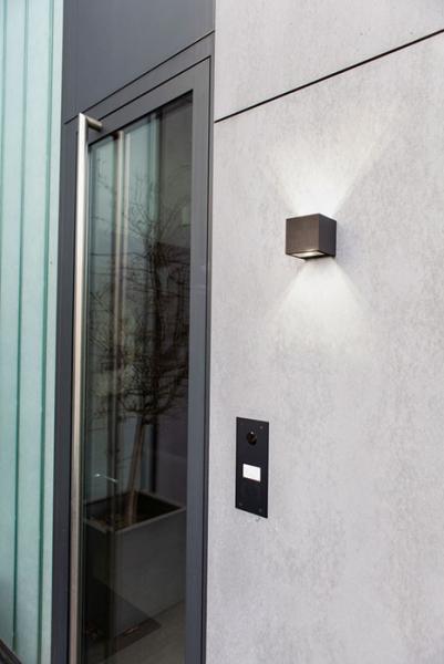 Lutec Architectural Gemini mini udendørslampe til væg Lutec Architectural Gemini mini udendørslampe til væg