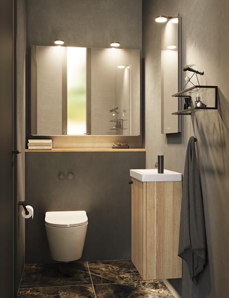 Dansani Micro Larghetto 43 h&aring;ndvask t/m&oslash;bel - 1 hanehul