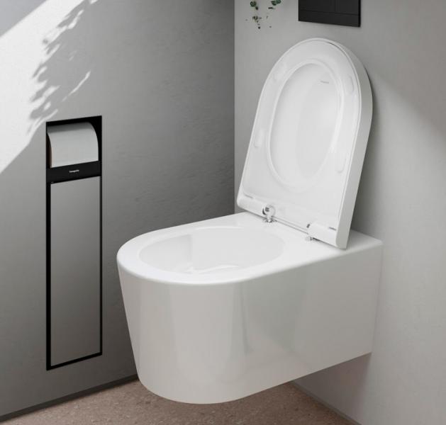hansgrohe EluPura S rimless v&aelig;gh&aelig;ngt toilet inkl. s&aelig;de