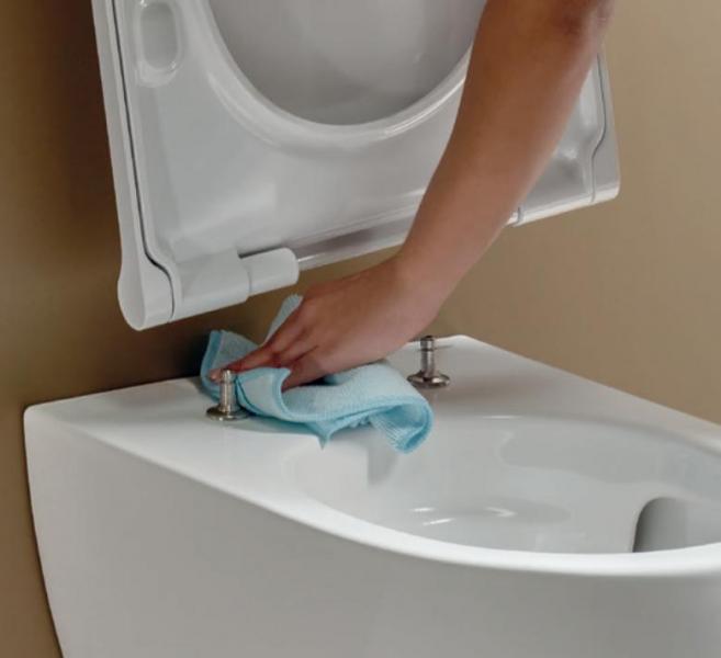 Geberit iCon kompakt væghængt toilet inkl. sæde - Mat hvid Geberit iCon kompakt væghængt toilet inkl. sæde - Mat hvid