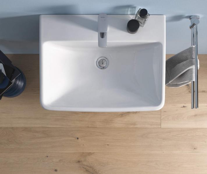 Duravit No. 1 55 h&aring;ndvask t/nedf&aelig;ldning - 1 hanehul