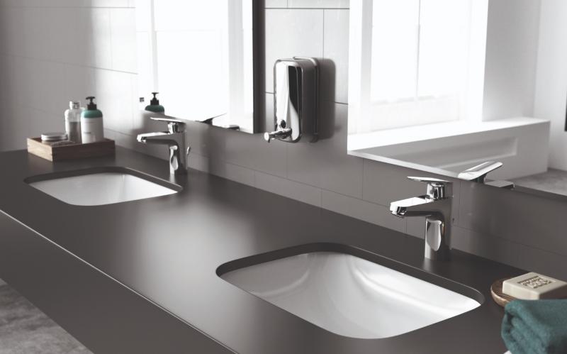 Ideal Standard Ceraflex h&aring;ndvaskbatteri - BlueStart - m/bundventil