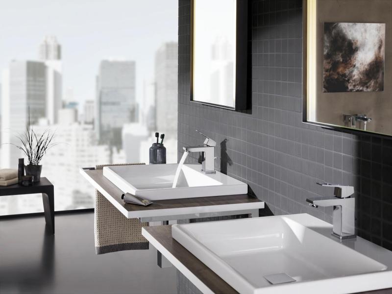 Grohe Essence New M håndvaskarmatur m/bundventil - Børstet hard graphite Grohe Essence New M håndvaskarmatur m/bundventil - Børstet hard graphite