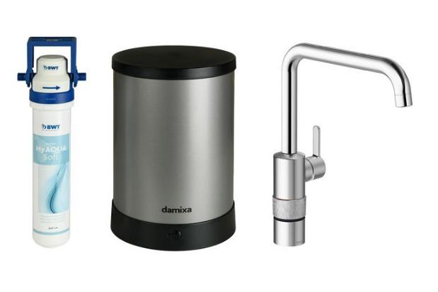 Damixa Silhouet Instant kogende k&oslash;kkenarmatur - Krom