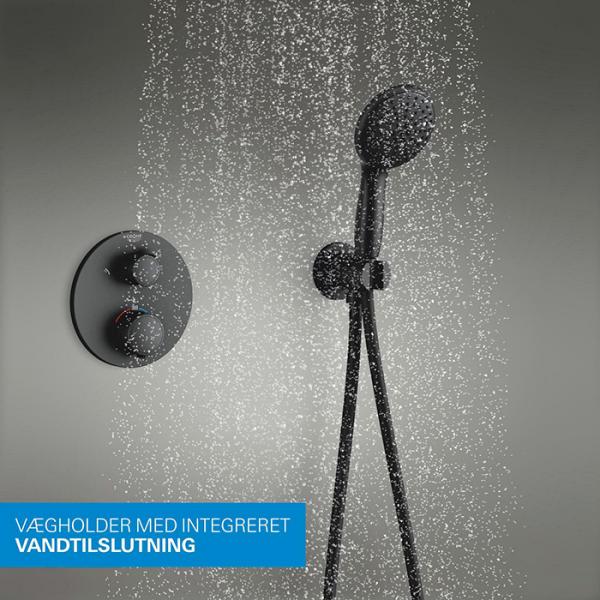 Grohe Precision Thermostat indbygningsbrusesystem - Mat sort