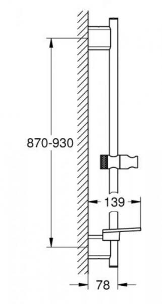 Grohe Rainshower SmartActive komplet brusesystem - 900 mm - Børstet warm sunset Grohe Rainshower SmartActive komplet brusesystem - 900 mm - Børstet warm sunset