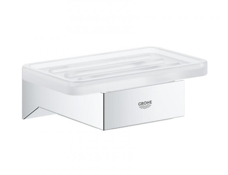 Grohe Selection Cube holder til sæbedispenser, sæbeskål og glas Grohe Selection Cube holder til sæbedispenser, sæbeskål og glas