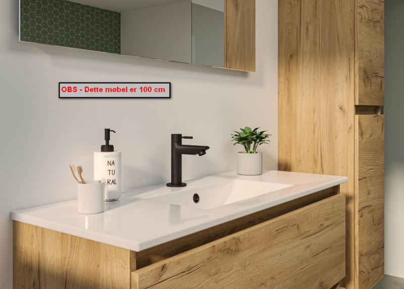 Sanibell Basicline mini møbelsæt 60 m/integrerede greb - Whiskey eg Sanibell Basicline mini møbelsæt 60 m/integrerede greb - Whiskey eg