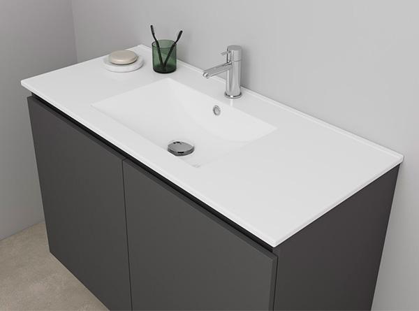 Sanibell Online 101 m&oslash;bels&aelig;t m/grebsfri l&aring;ger - Mat antracit