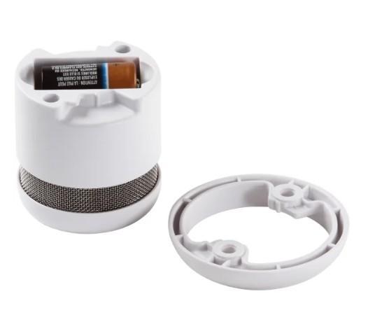 Cavius optisk r&oslash;galarm med 5 &aring;rs batterilevetid