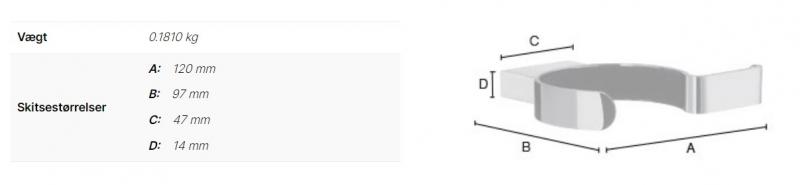 Smedbo AIR holder til h&aring;rt&oslash;rrer og glattejern - Krom