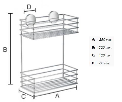 Beslagsboden selvkl&aelig;bende tilbeh&oslash;rspakke til bad - Mat sort
