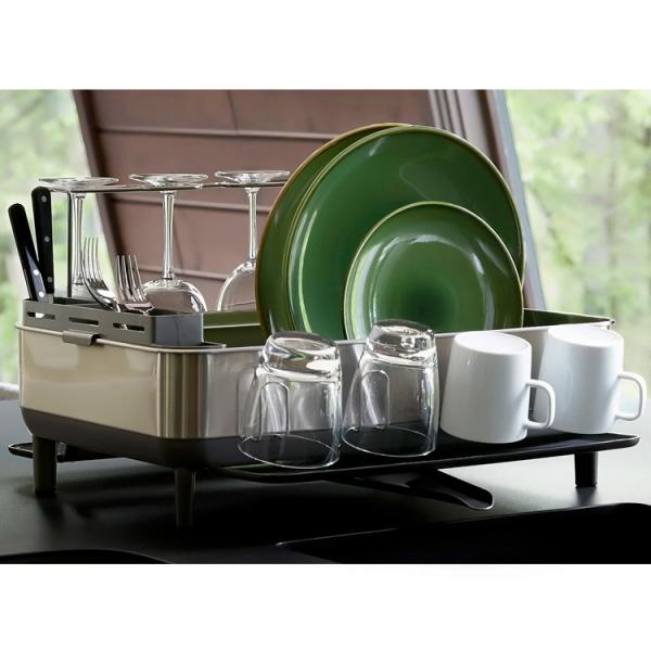 Simplehuman opvaskebakke m/st&aring;lramme - Hvid