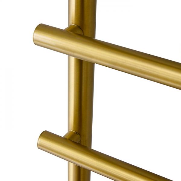 Cassøe Lazio håndklædetørrer til el - Børstet messing Cassøe Lazio håndklædetørrer til el - Børstet messing