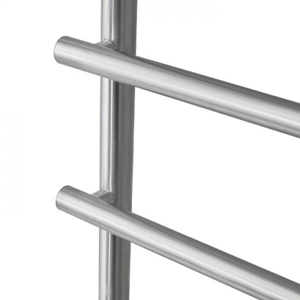 Cassøe Lazio håndklædetørrer til el - Børstet stål Cassøe Lazio håndklædetørrer til el - Børstet stål