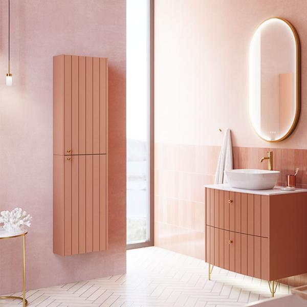 Dansani Luna Vintage overskab m/låge og riller - Højrehængslet - Valgfri farve Dansani Luna Vintage overskab m/låge og riller - Højrehængslet - Valgfri farve