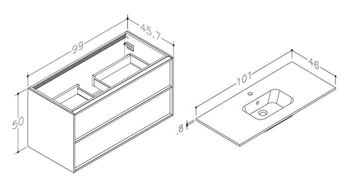 Strømberg Skara 100 møbelsæt - Lys eg Strømberg Skara 100 møbelsæt - Lys eg