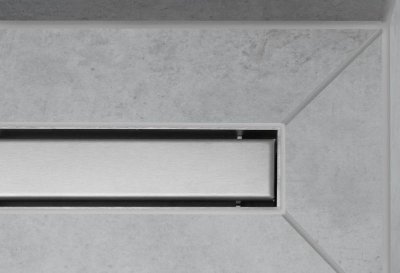 Hansgrohe RainDrain Match Kappes&aelig;t - 120 cm - B&oslash;rstet rustfri st&aring;l