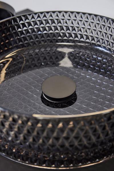 Cassøe Morello 36 fritstående bowlevask - Glas/Mat sort Cassøe Morello 36 fritstående bowlevask - Glas/Mat sort