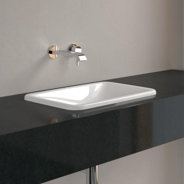 V&B Loop&Friends 51 håndvask t/nedfældning - Med overløb V&B Loop&Friends 51 håndvask t/nedfældning - Med overløb