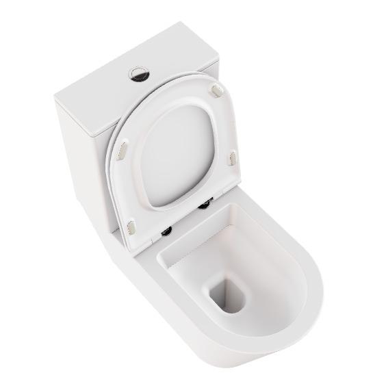 Lavabo Forma rimless gulvstående toilet BTW inkl. sæde Lavabo Forma rimless gulvstående toilet BTW inkl. sæde