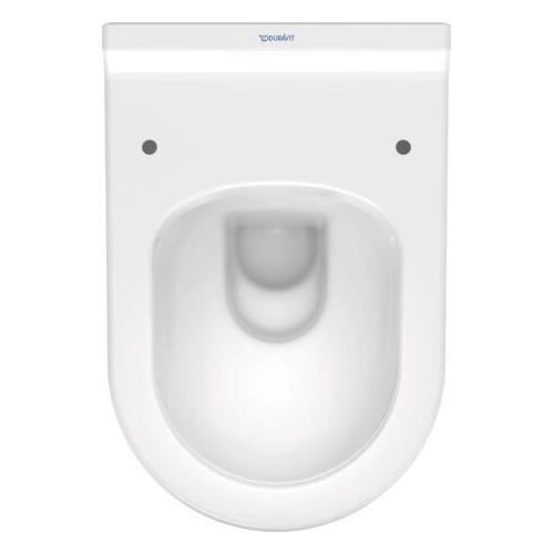 Duravit Starck 3 væghængt toilet rimless m/HygieneGlaze u/sæde Duravit Starck 3 væghængt toilet rimless m/HygieneGlaze u/sæde