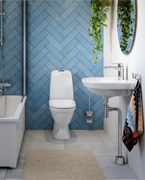 Gustavsberg 5560 Nautic 60 håndvask t/væg - Uden overløb - 1 hanehul - Ceramic+ Gustavsberg 5560 Nautic 60 håndvask t/væg - Uden overløb - 1 hanehul - Ceramic+