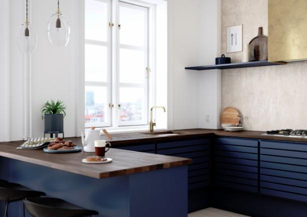 Damixa Silhouet køkkenarmatur - Poleret messing Damixa Silhouet køkkenarmatur - Poleret messing