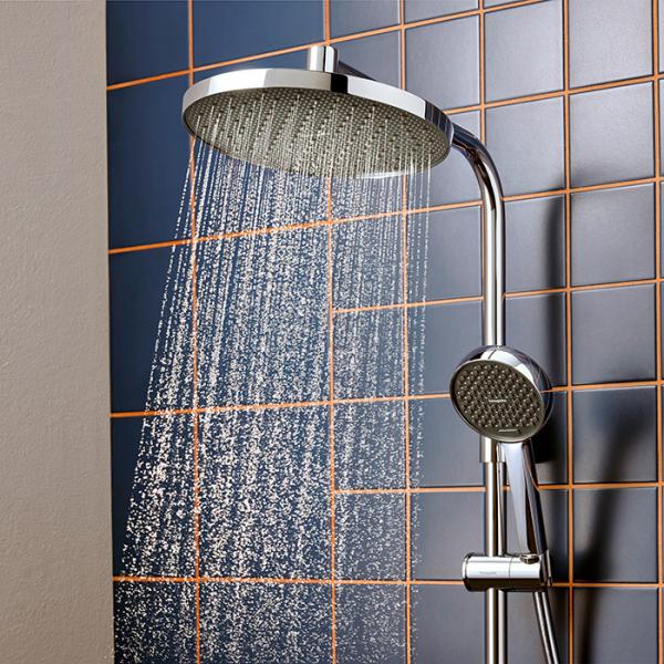 hansgrohe Activera S 240 Showerpipe 1jet m/Ecosmart og Ecostat Fine Varia - Krom