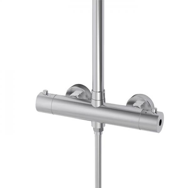 Lavabo Argo RS 250 komplet brusesystem - Rustfrit st&aring;l