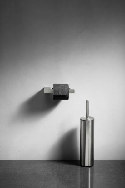 Unidrain ReFrame toiletb&oslash;rste til gulv - B&oslash;rstet st&aring;l